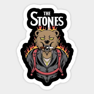 Bears stone Sticker